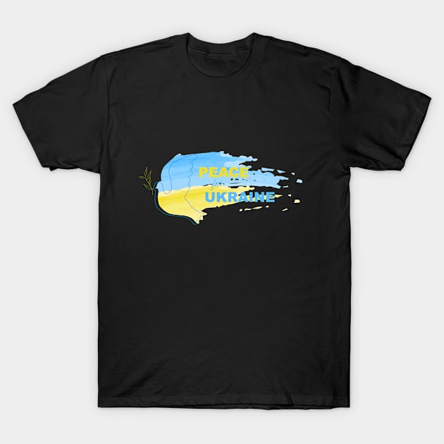 Peace for Ukraine T-Shirt by big_owl